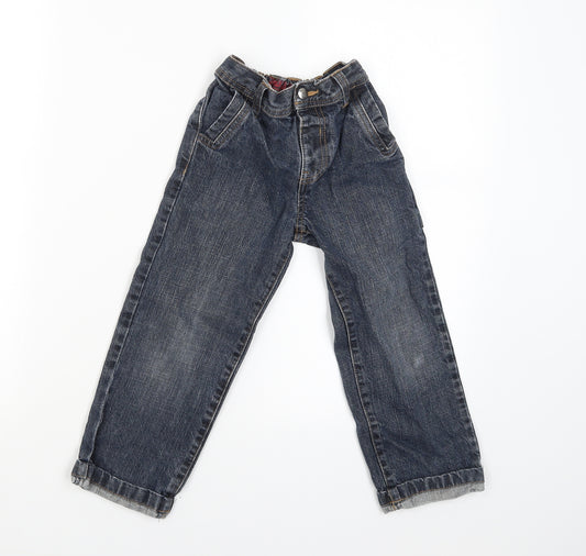George Boys Blue   Straight Jeans Size 4-5 Years