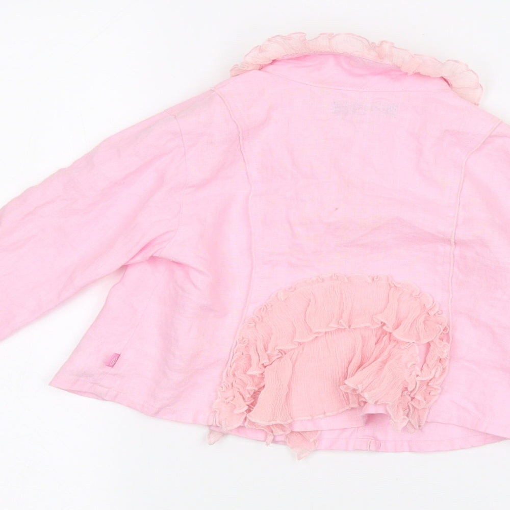 Jean Bourget Girls Pink   Jacket  Size 3 Years