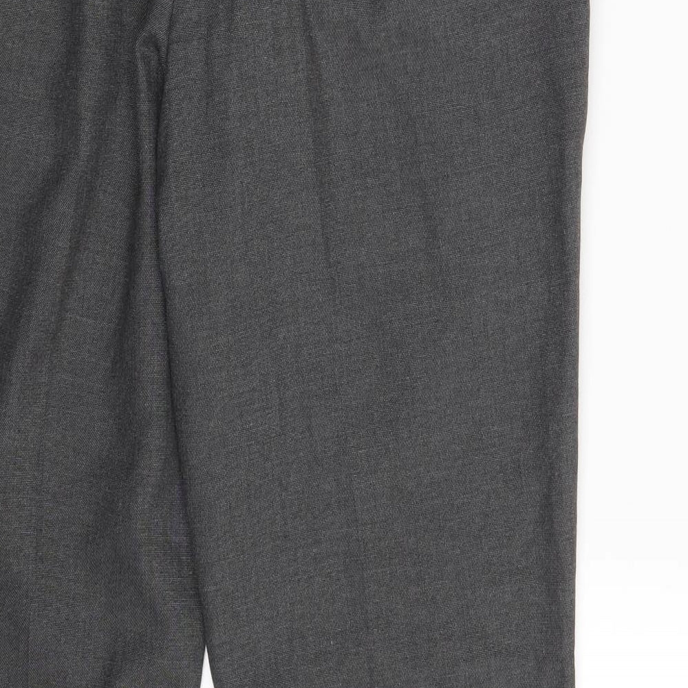 Matalan Mens Grey Polyester Trousers Size 36 in L30 in Regular Zip - S –  Preworn Ltd