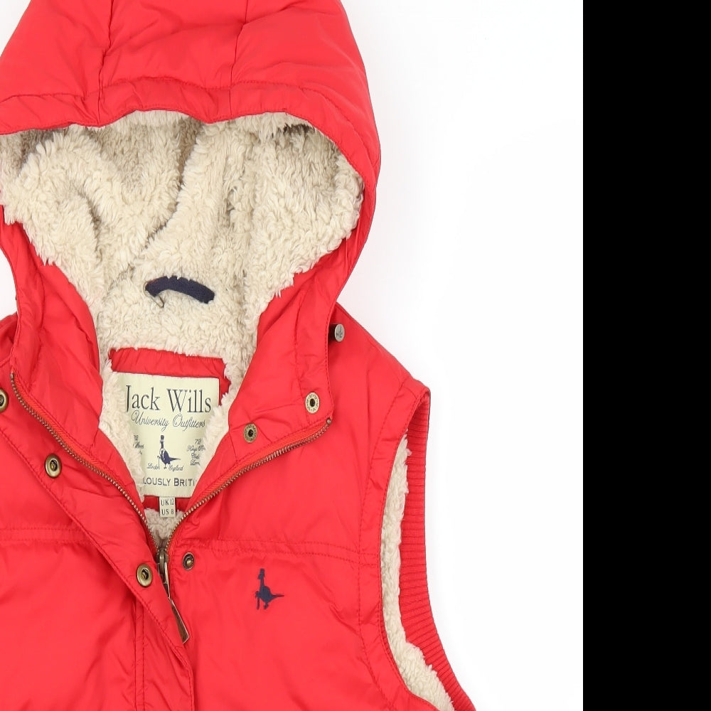 Jack wills red gilet hotsell