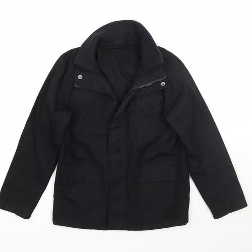 NEXT Girls Black   Jacket Coat Size 7-8 Years