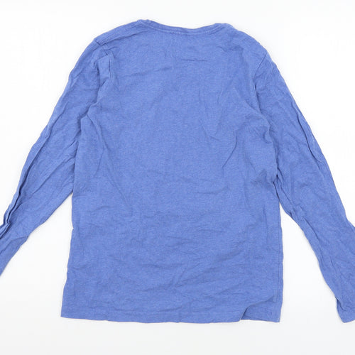 Quiksilver Womens Blue  Jersey Basic T-Shirt Size 12  - Pineapple