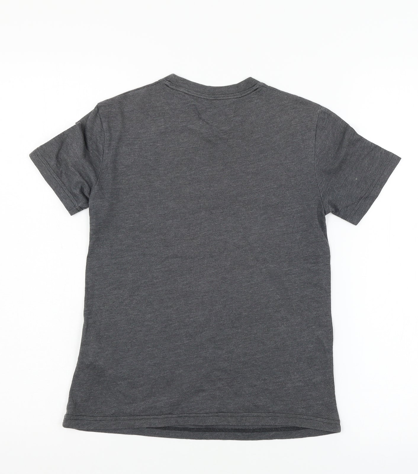 abercrombie kids Boys Grey  Jersey Basic T-Shirt Size 8 Years