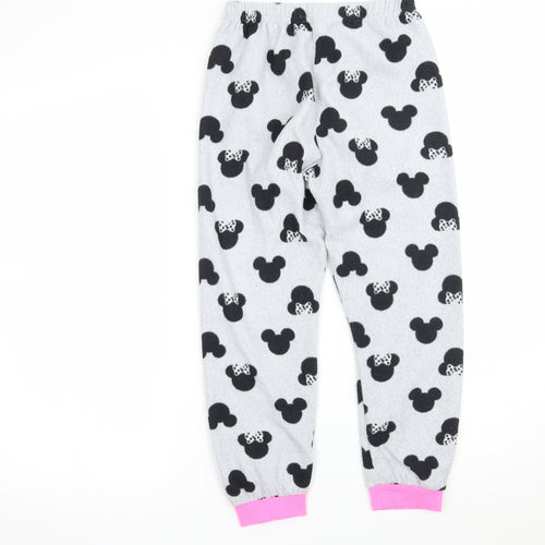 Primark Girls Grey    Pyjama Pants Size 8-9 Years  - minnie mouse