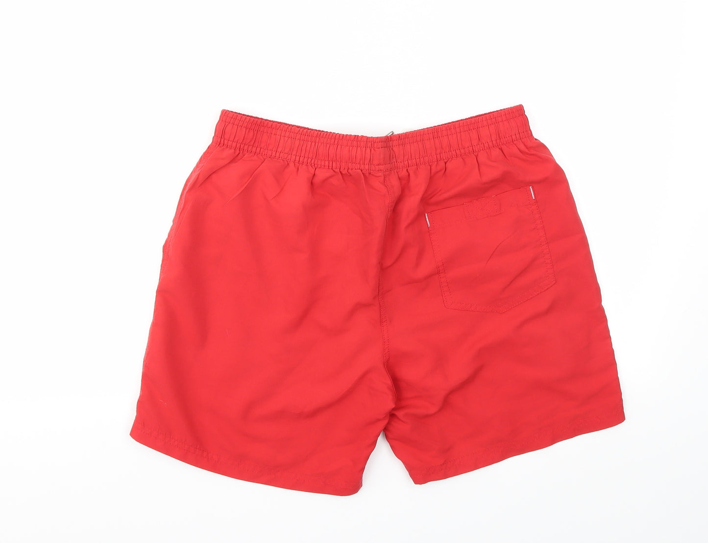River Island Mens Red   Sweat Shorts Size 32 - Stretch waistband