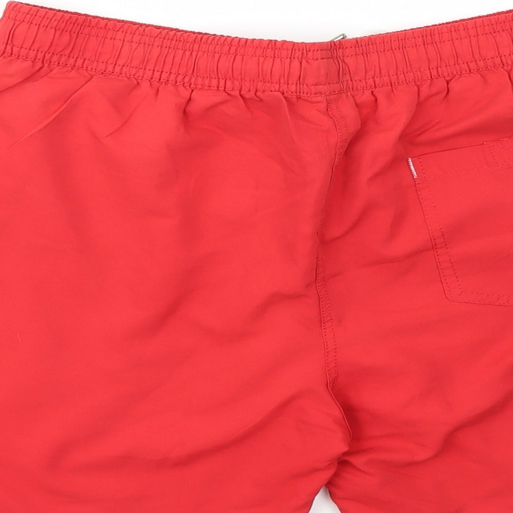 River Island Mens Red   Sweat Shorts Size 32 - Stretch waistband