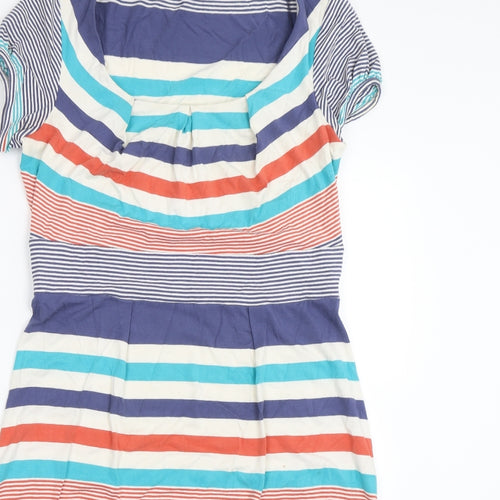 Pepperberry Womens Blue Striped  Shift  Size 12
