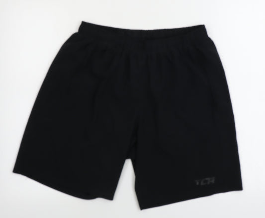 TCA Mens Black   Bermuda Shorts Size 28 in