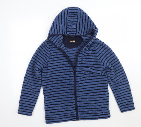 Peter Storm Boys Blue Striped  Jacket  Size 13 Years