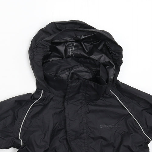 Mountain Warehouse Boys Black   Anorak Jacket Size 3-4 Years