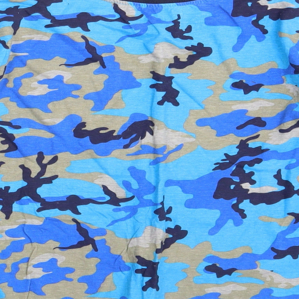 Kids Boys Multicoloured Camouflage   Pyjama Top Size 11-12 Years