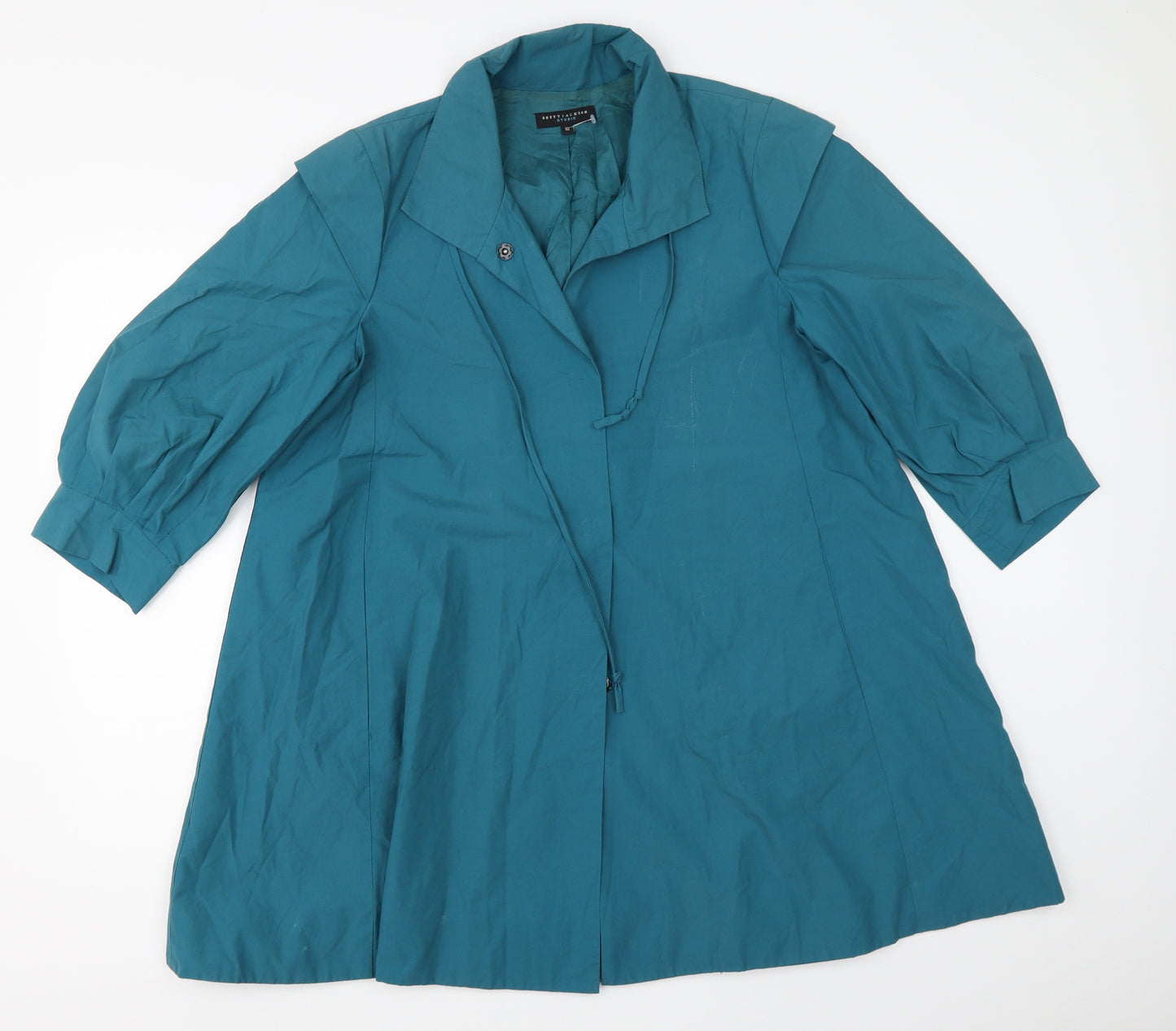 Betty Jackson Womens Blue   Jacket Coat Size 10