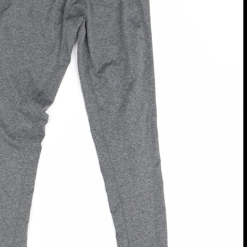 LA Gear Womens Grey   Compression Leggings Size 10 L29 in