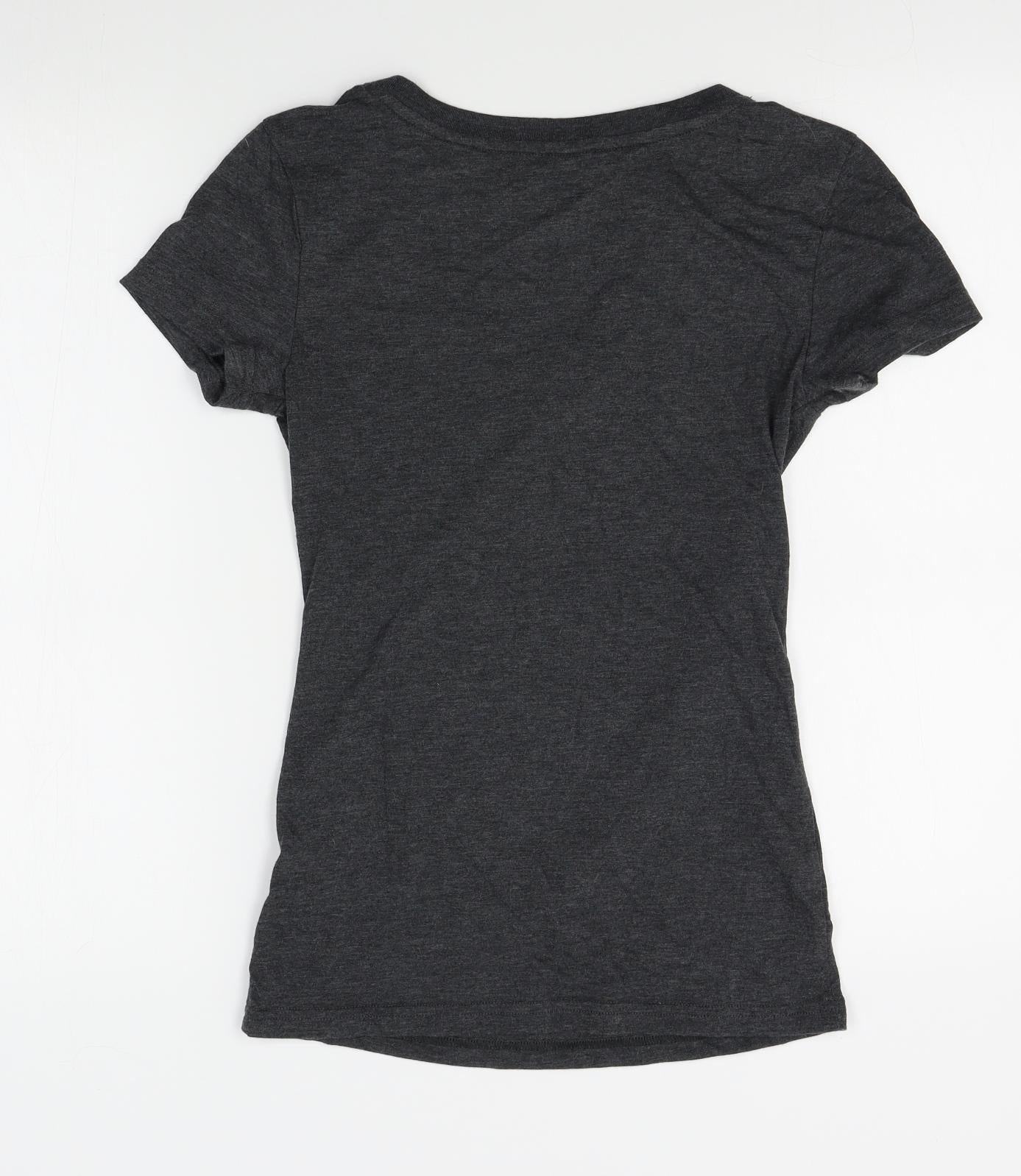 Reebok Womens Grey   Basic T-Shirt Size XS