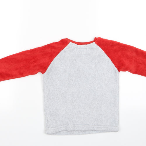 Primark Boys Multicoloured    Pyjama Top Size 3-4 Years  - Santa Claus Logo