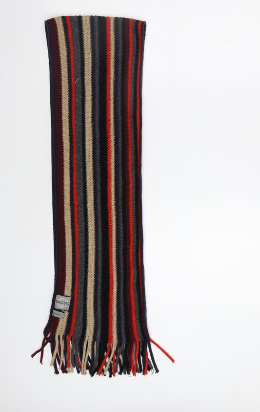 Passigatti Mens Multicoloured Striped  Scarf  Size Regular
