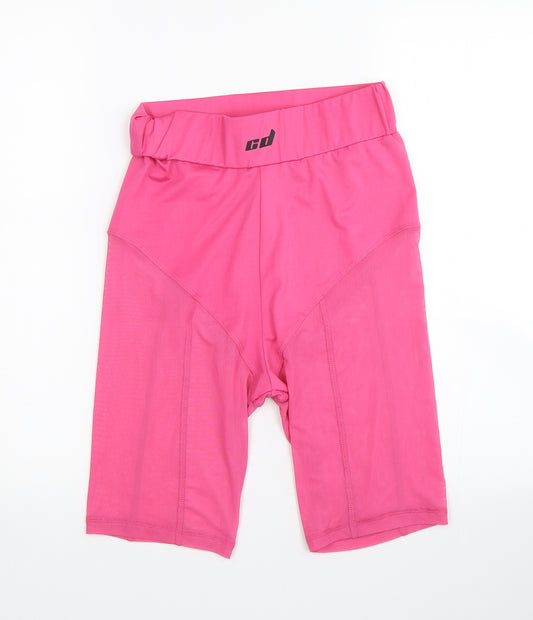 Criminal Damage Womens Pink   Sweat Shorts Size 8