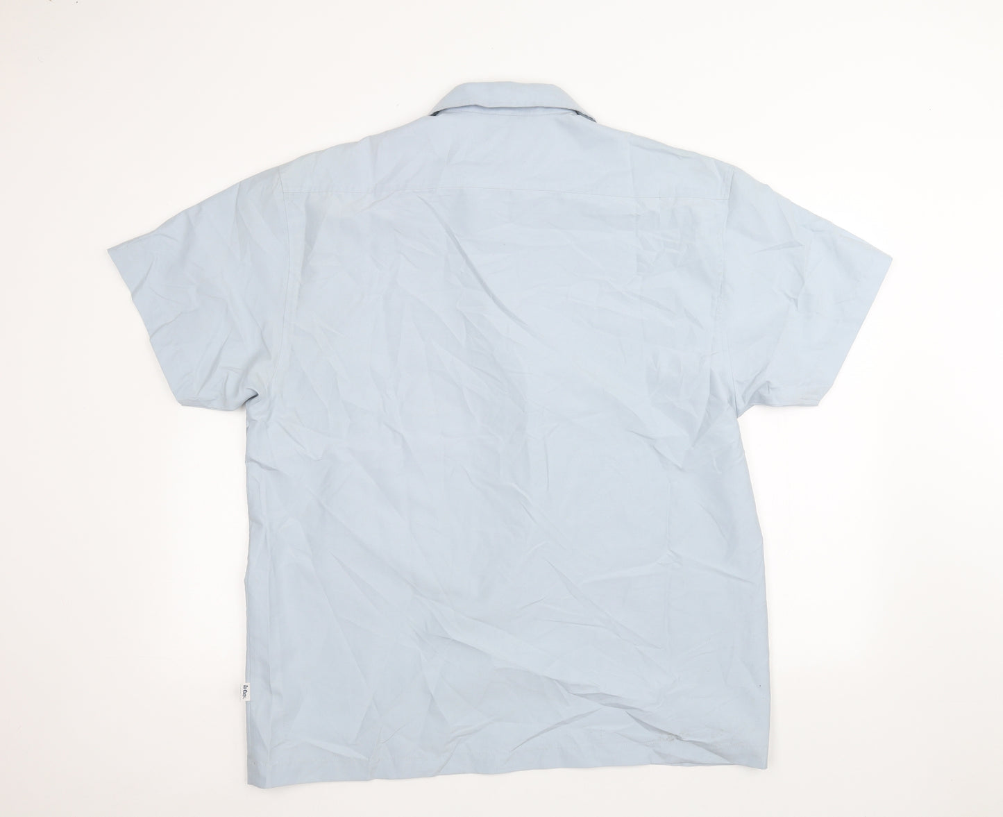 Lee Cooper Mens Blue    Dress Shirt Size L