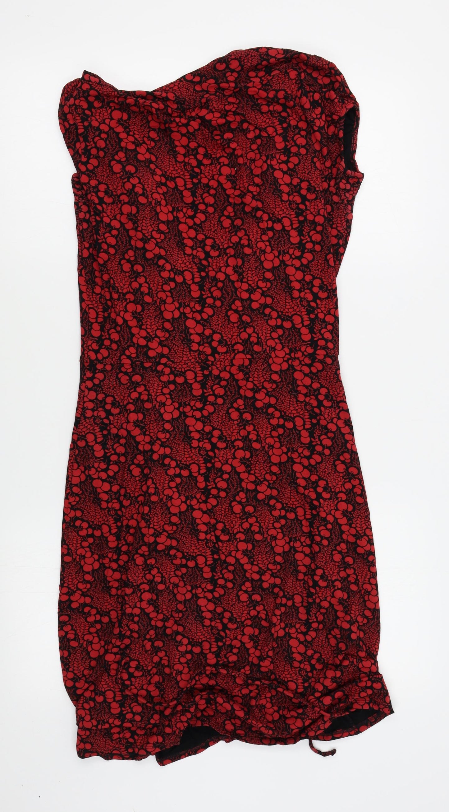 Kooga Womens Red Floral  Wrap Jumper One Size