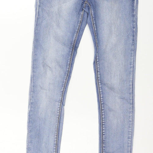 One Love Womens Blue  Denim Skinny Jeans Size M L29 in