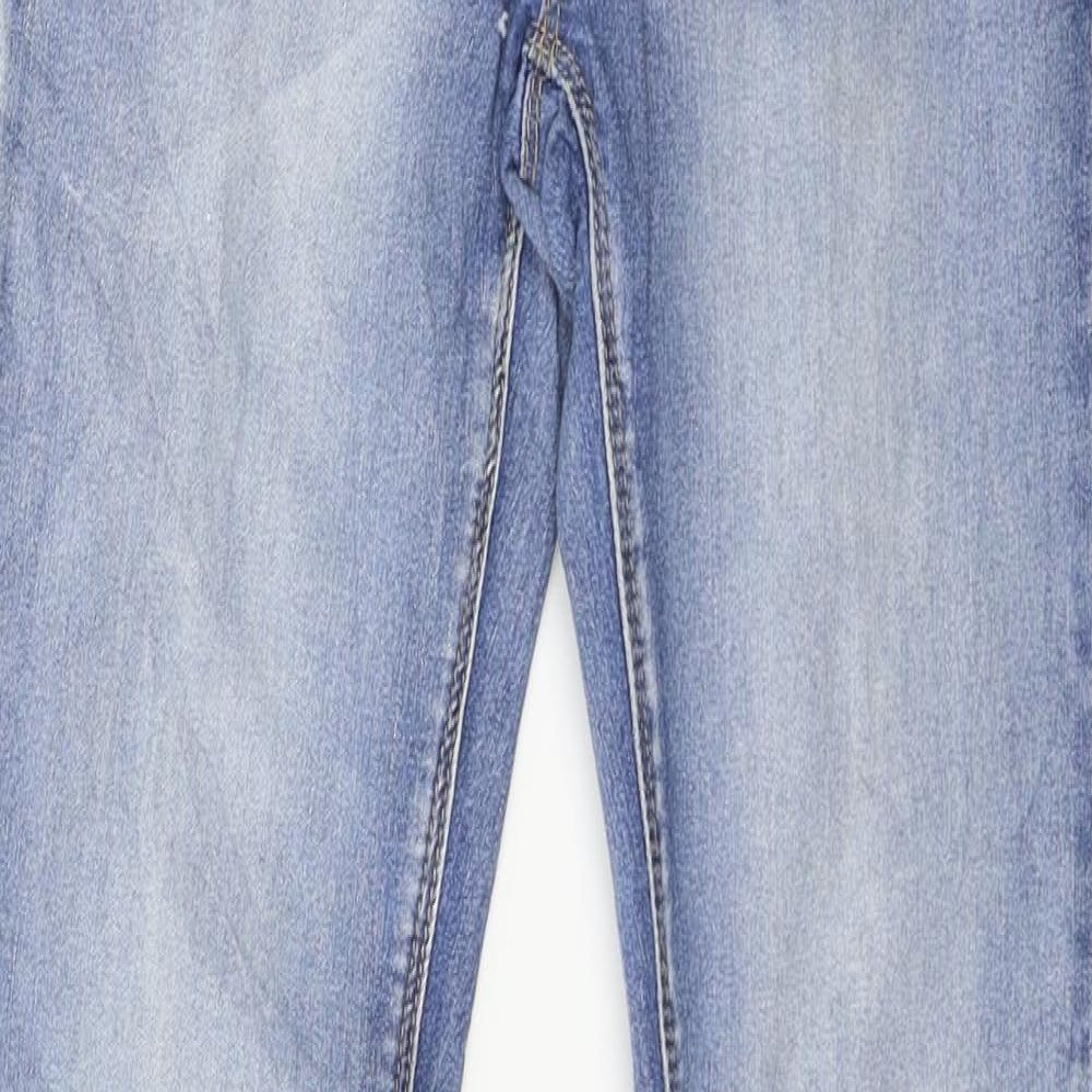 One Love Womens Blue  Denim Skinny Jeans Size M L29 in