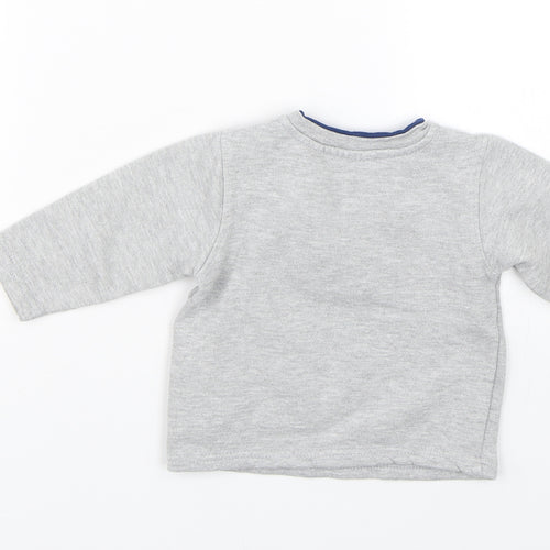 Ergee Baby Grey   Pullover Jumper Size 6-9 Months  - Seal