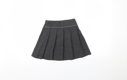 TU Girls Grey   Pleated Skirt Size 5 Years