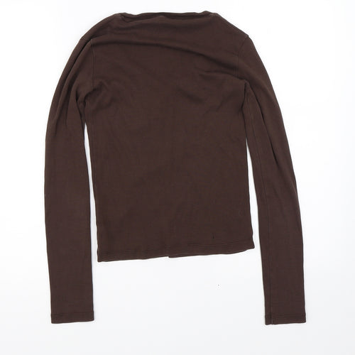 Henri Lloyd Womens Brown   Basic T-Shirt Size 2