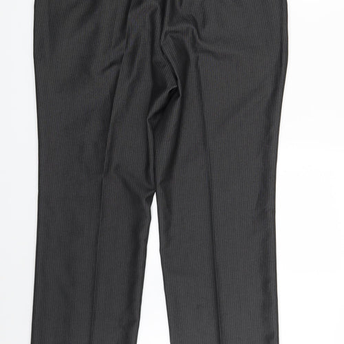 Goodsouls  Mens Black Striped  Trousers  Size 34 in L30 in