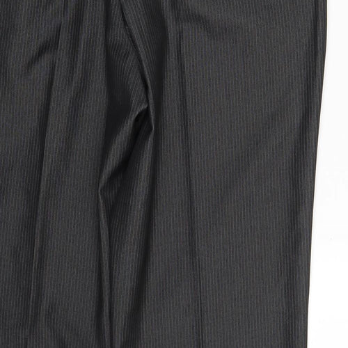 Goodsouls  Mens Black Striped  Trousers  Size 34 in L30 in
