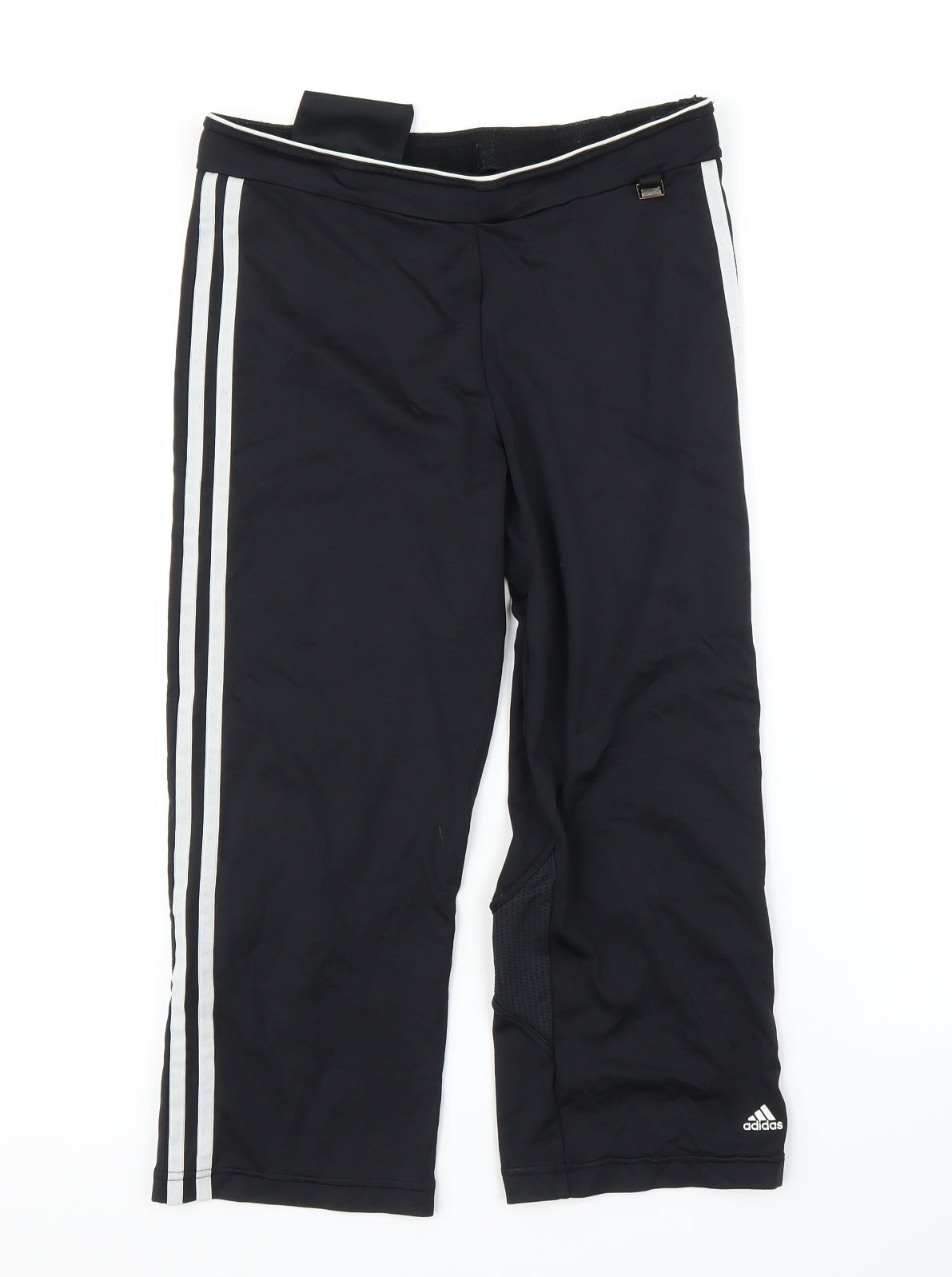 adidas Womens Black   Sweatpants Leggings Size 12 L19 in