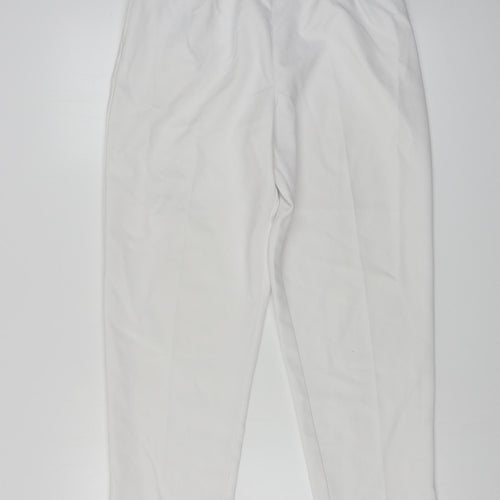 Black Pepper Womens White   Trousers  Size 14 L26 in