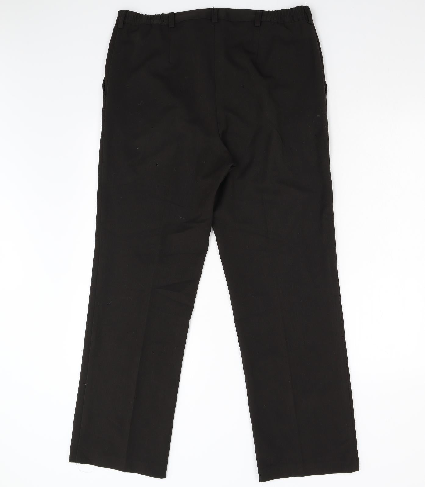 Annabelle Women Solid Ankle Length Black Trouser - Selling Fast at  Pantaloons.com