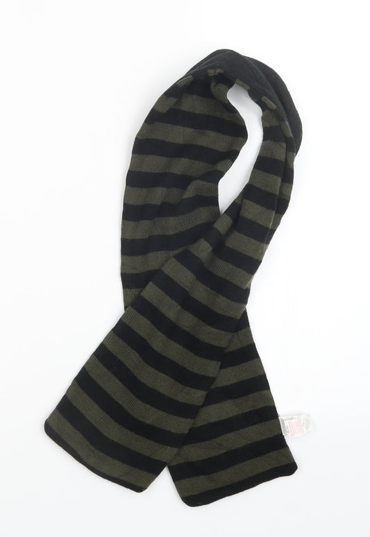 Primark Boys Green Striped Knit Scarf  One Size