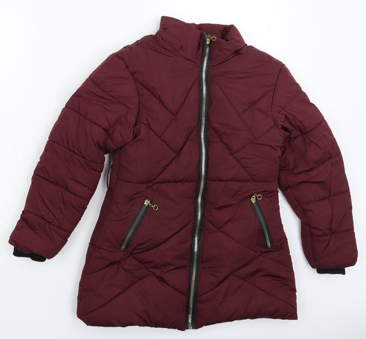 JingPintz Girls Brown   Puffer Jacket Coat Size XL