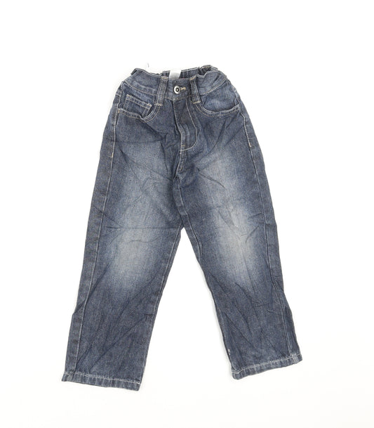 George Boys Blue  Denim Straight Jeans Size 4-5 Years