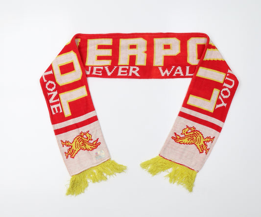 Liverpool FC Boys Red  Knit Scarf  One Size