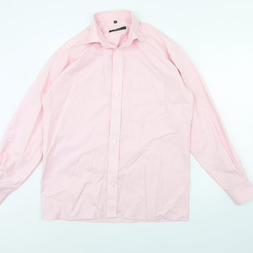 Eterna Excellence Mens Pink    Dress Shirt Size 15.5