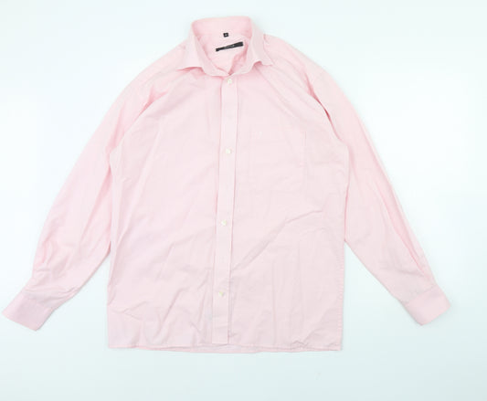 Eterna Excellence Mens Pink    Dress Shirt Size 15.5