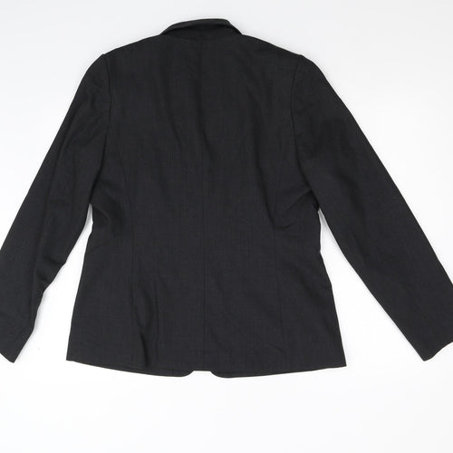 Monaco Womens Grey   Jacket Suit Jacket Size 16