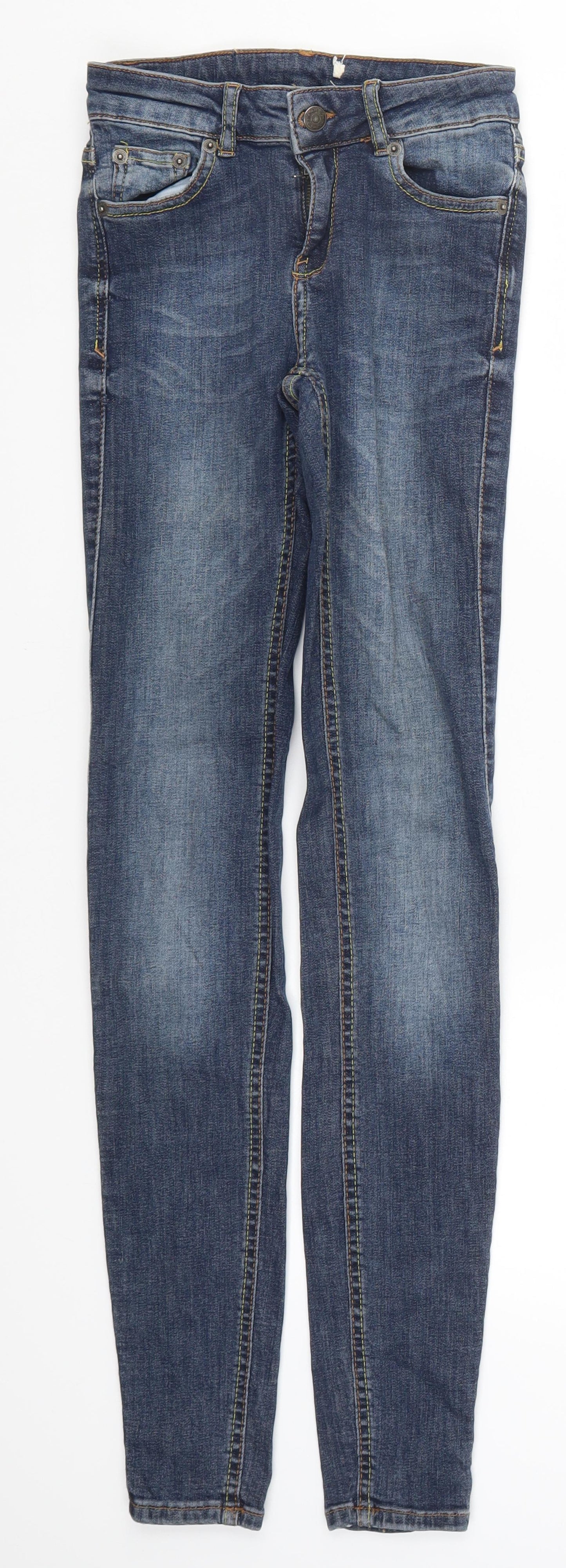 Gina Tricot Womens Blue  Denim Skinny Jeans Size 24 in L31 in