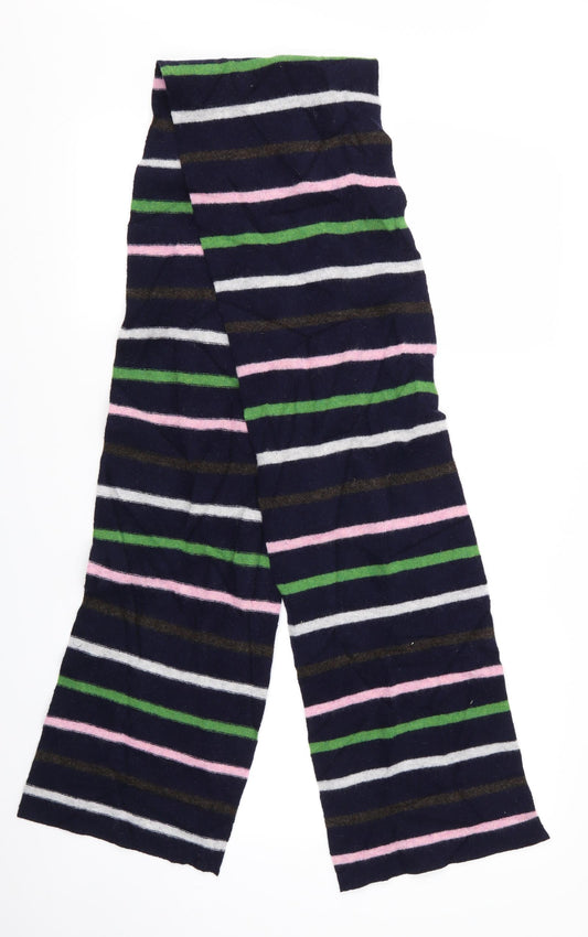 Preworn Mens Multicoloured Striped  Scarf  One Size  - Men's scarf
