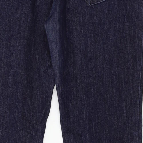 MORE & MORE Womens Blue  Denim Straight Jeans Size 14 L30 in