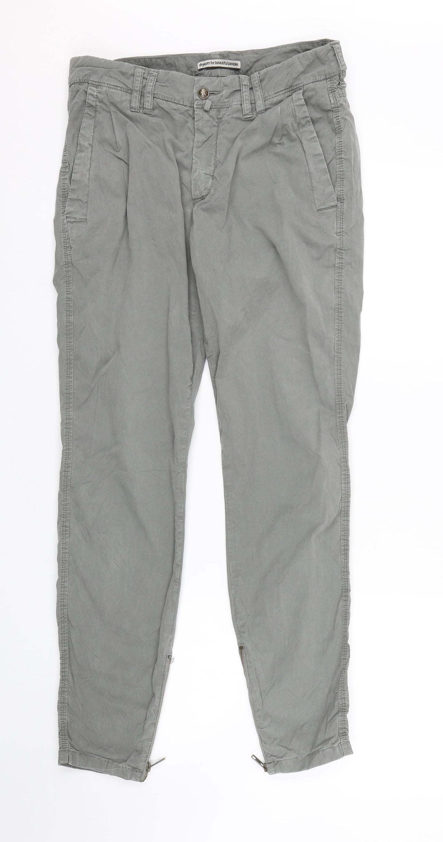 Drykorn Womens Grey   Cargo Trousers Size 28 L26 in