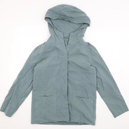 Astraka Womens Blue   Rain Coat Coat Size S