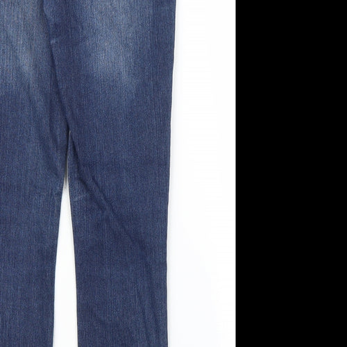 Denim 24/7 Womens Blue  Denim Skinny Jeans Size 10 L26 in
