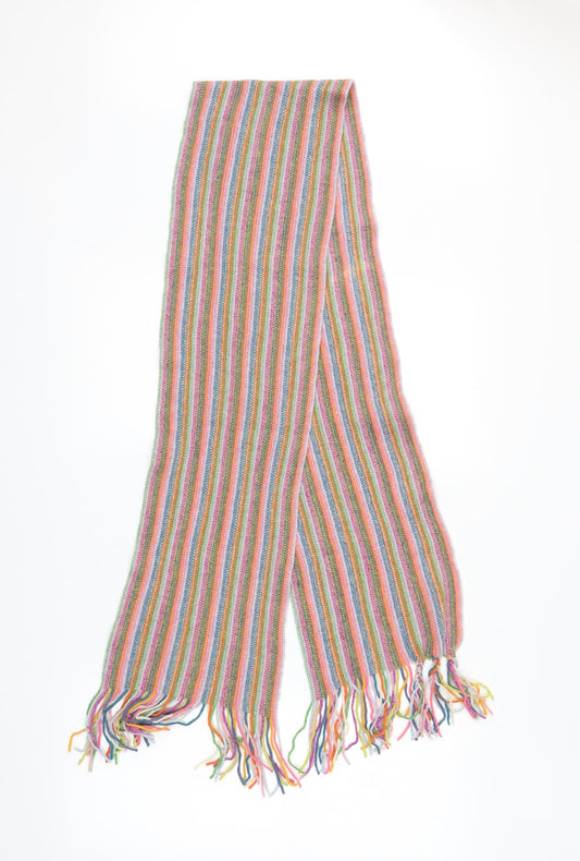 Preworn Girls Multicoloured Striped  Scarf Scarves & Wraps Size Regular