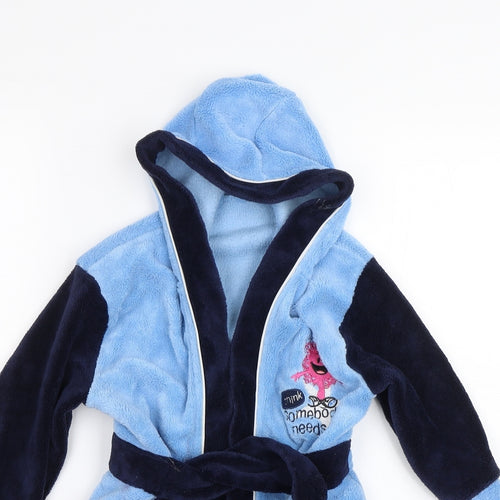 Mothercare Boys Blue Solid   Robe Size 2-3 Years  - Mr Men
