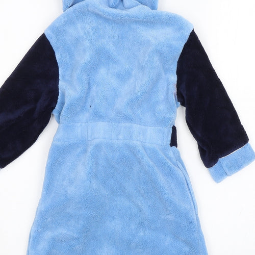 Mothercare Boys Blue Solid   Robe Size 2-3 Years  - Mr Men