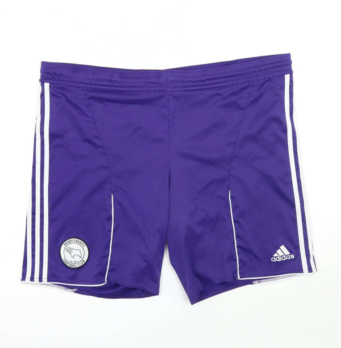 adidas Mens Purple   Sweat Shorts Size XL - derby county